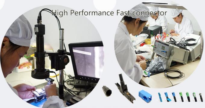 Haut connecteur rapide de fibre optique de Sc UPC RPA FTTH de performance