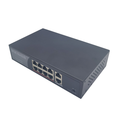 HK-8F  8 ports 100m PoE switch with 2 100m uplink